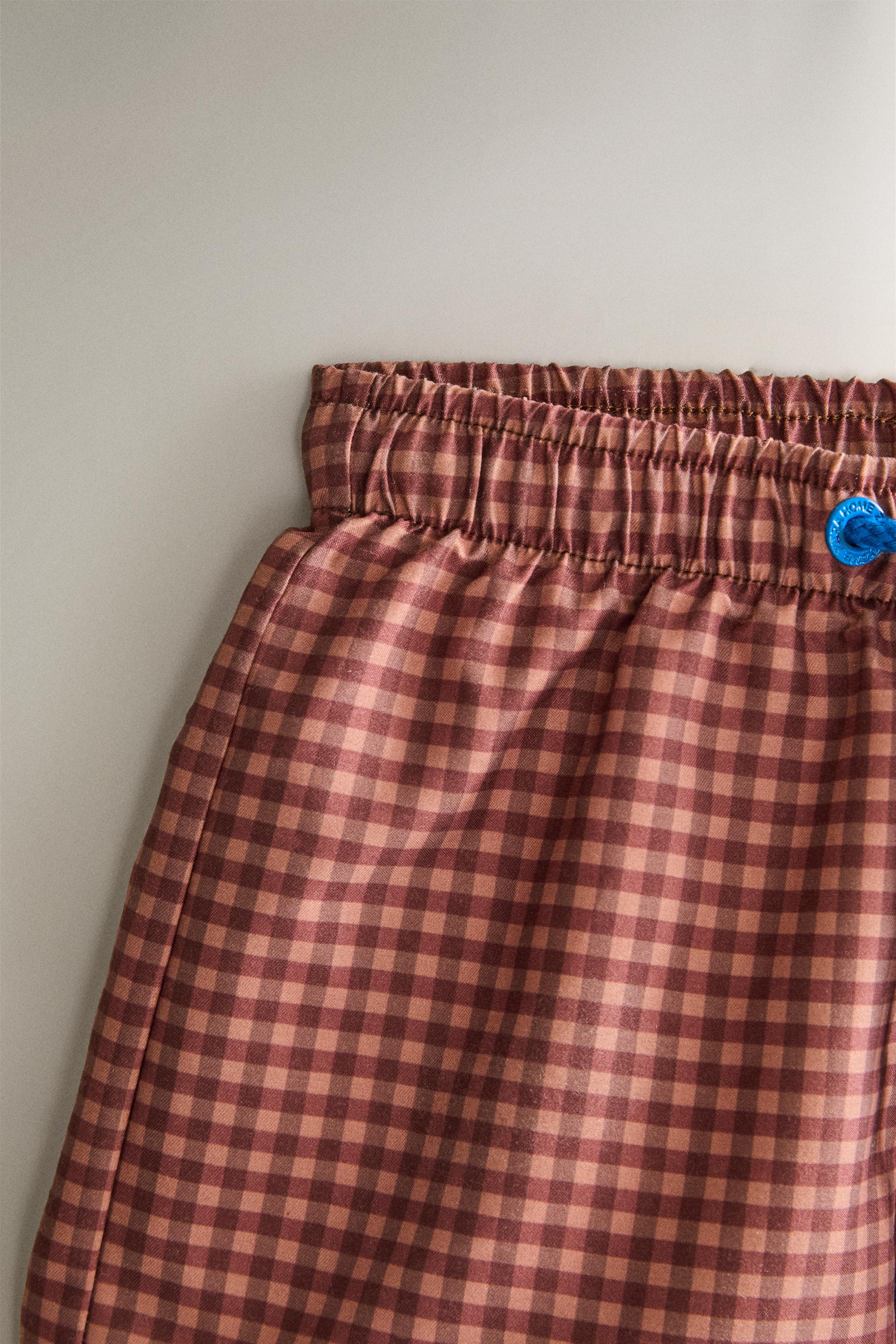 KIDS' PLAID BEACH SWIMSUIT